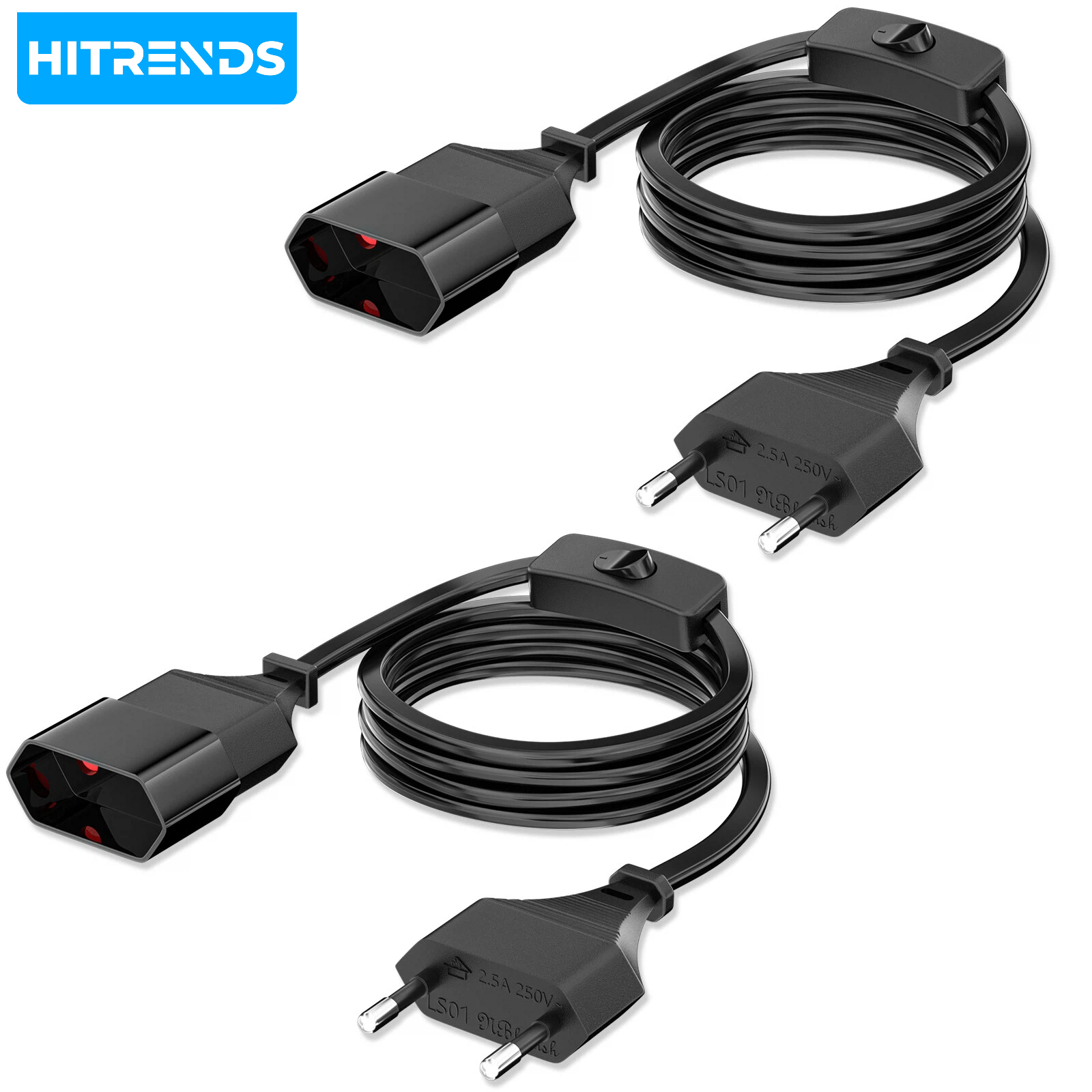 2.5A 250V European standard ex - Kitchen Appliances Extension Cord บทวิจารณ์และราคา