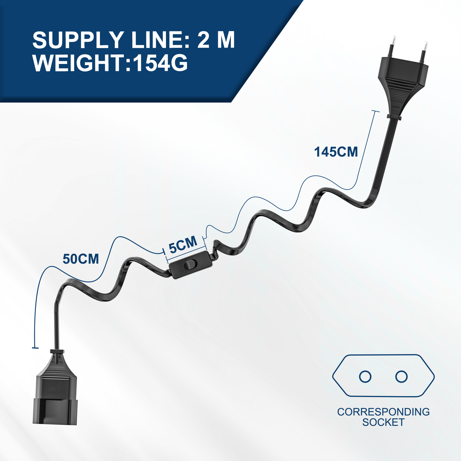 2.5A 250V European standard ex - Kitchen Appliances Extension Cord บทวิจารณ์และราคา