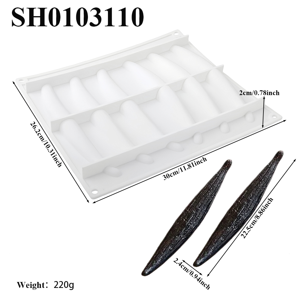 1 or 6 or 10-Cell Vanilla Pod  - Kitchen Appliances For Baking บทวิจารณ์และราคา
