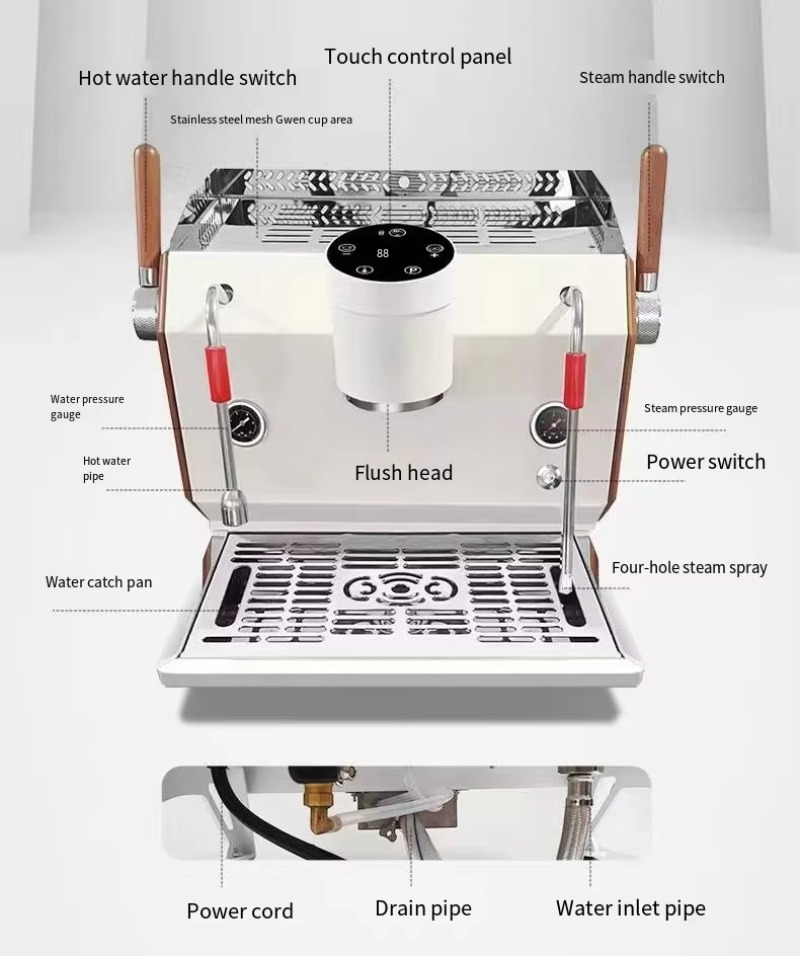 Single Group Semi Auto Espress - Espresso Machine Semi Auto บทวิจารณ์และราคา