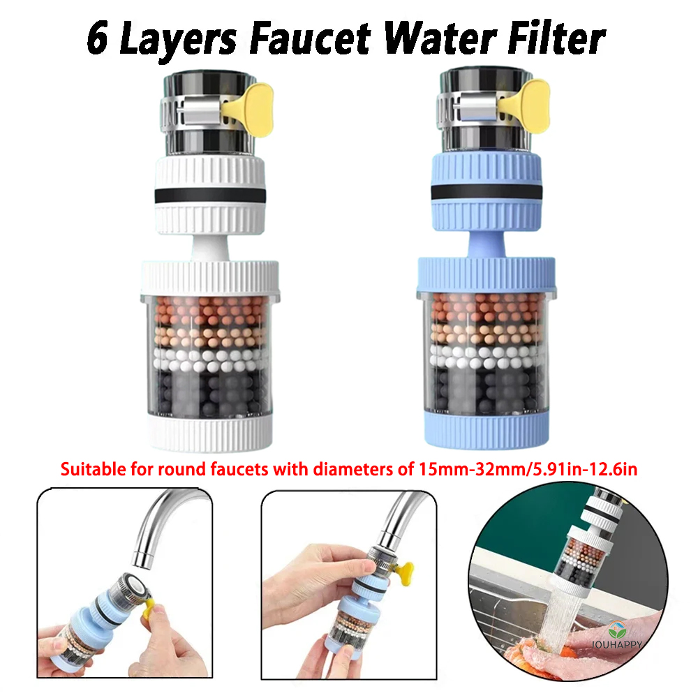 6 Layers Faucet Water Filter U - Kitchen Appliances And Utensils บทวิจารณ์และราคา