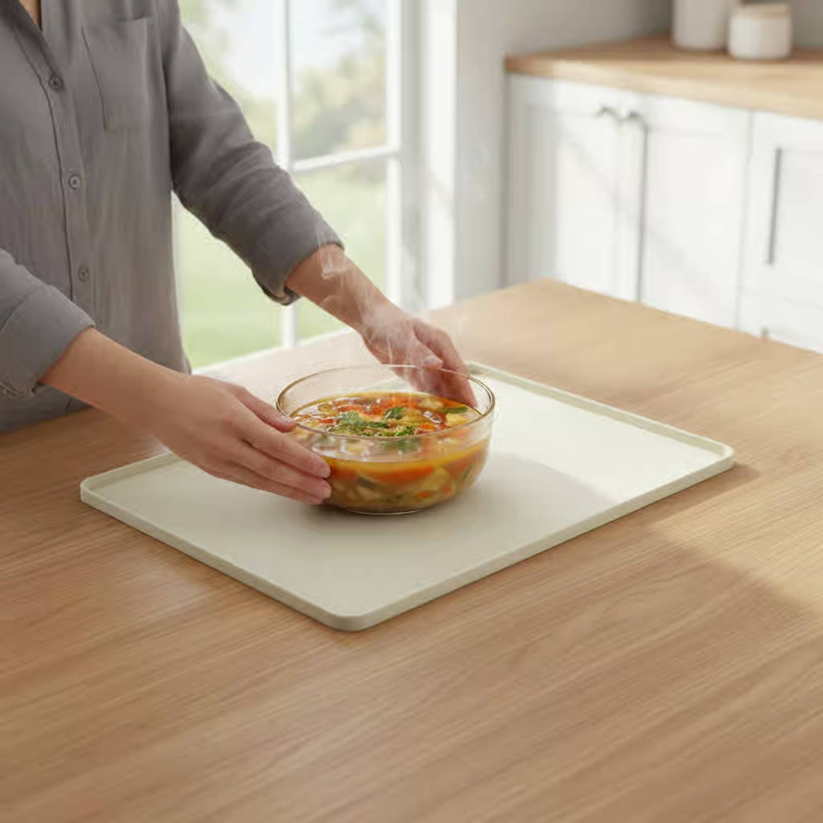 Silicone Microwave Top Mat Fle - Kitchen Appliances Oven บทวิจารณ์และราคา