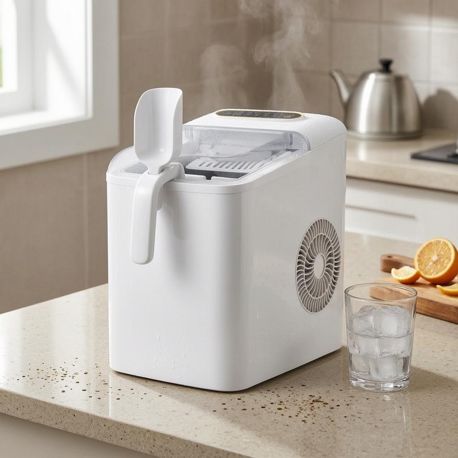 Compact Ice Maker Automatic Wh - Kitchen Appliances Countertop บทวิจารณ์และราคา